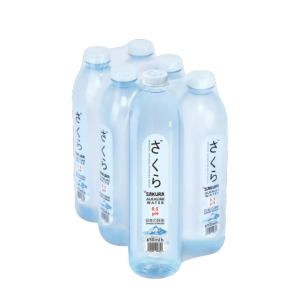 SAKURA Alkaline Water 650mL x6 Pack Of 6 Pcs